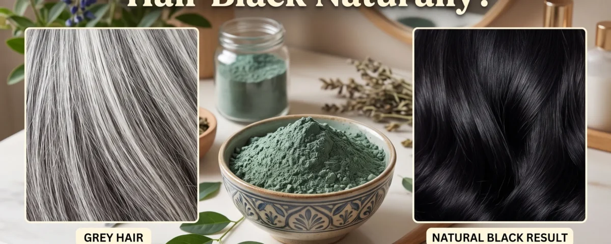 Indigo Powder makes grey hair black naturally